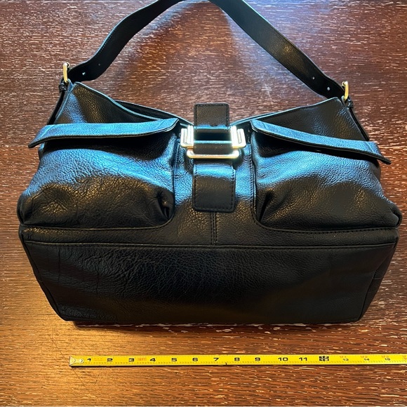 New, vintage, NWOT, PRESA large leather black bag - Picture 8 of 16